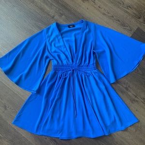 VICI mini dress with bell sleeves size small